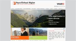Desktop Screenshot of pays-denhaut.ch